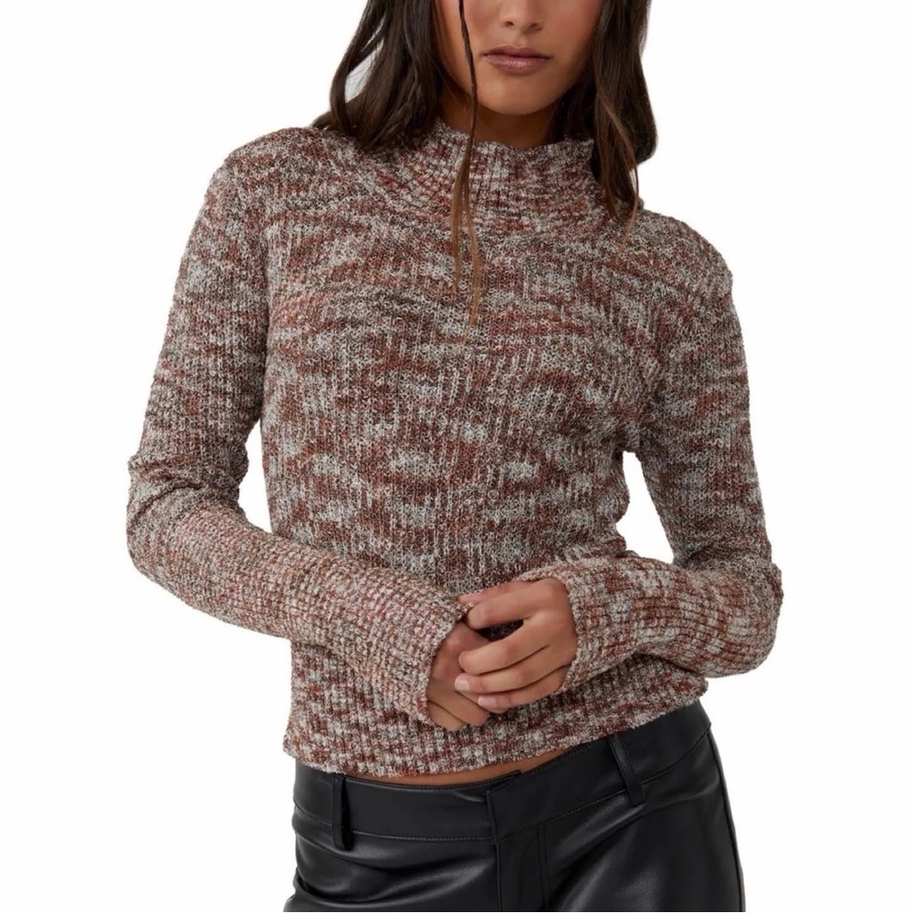Free People Blair Spacedye Pullover Small NWT‎